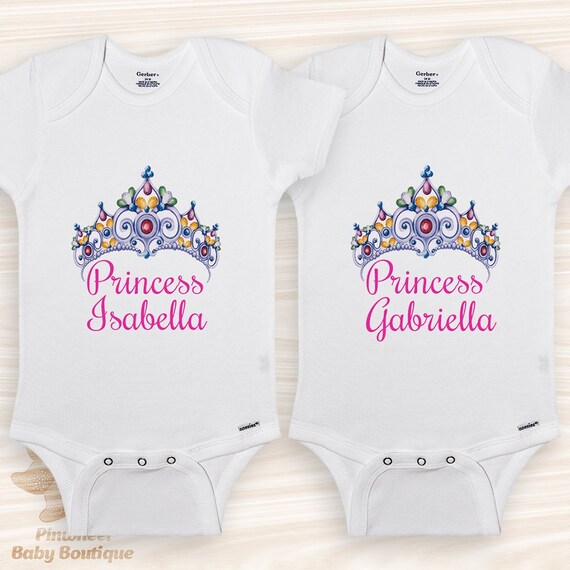 twin girl onesies