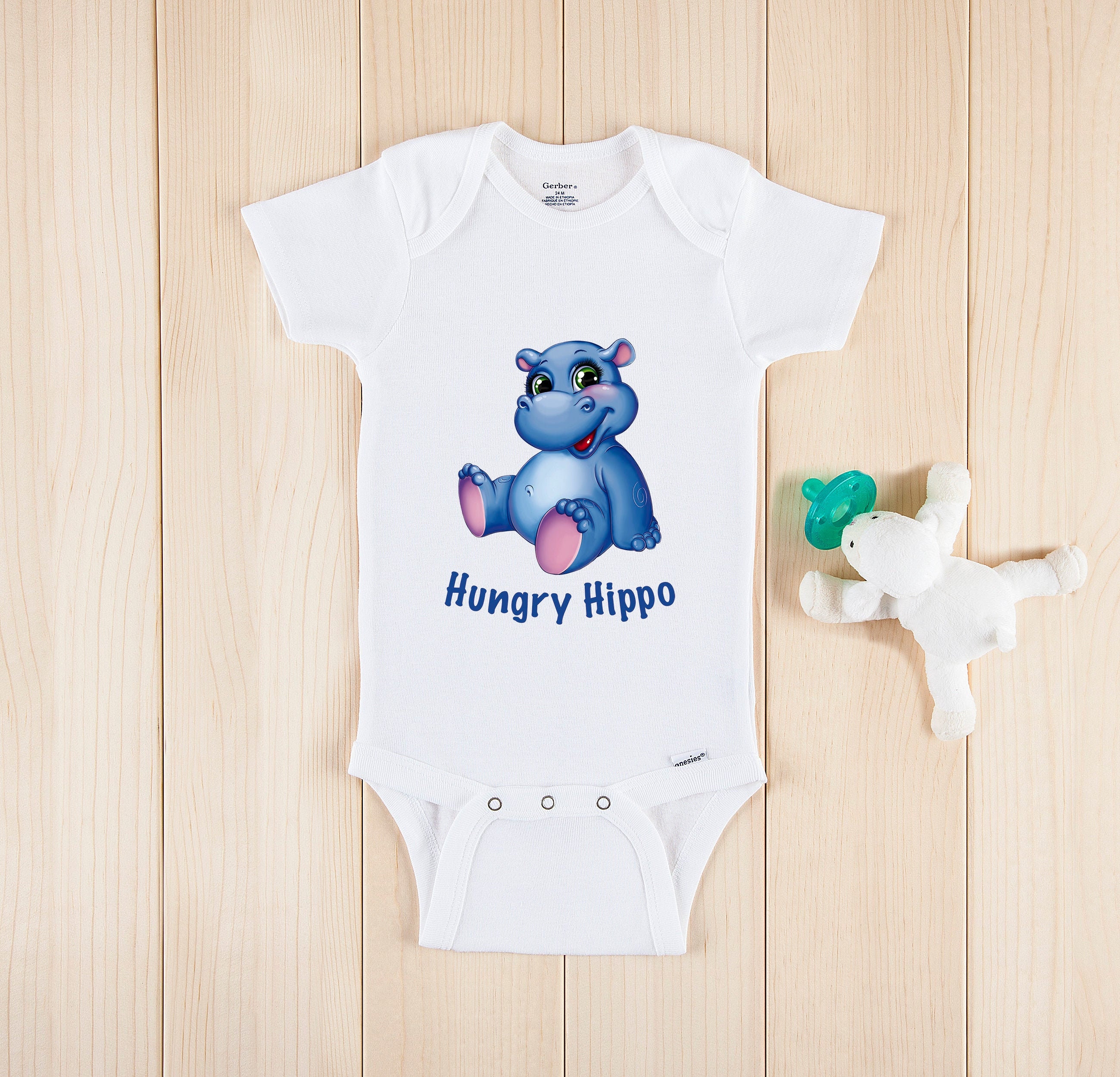 Hippo Onesie® Cute Baby Clothes Hungry Hippo Shirt Zoo Etsy