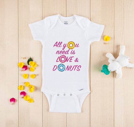 donut onesie baby