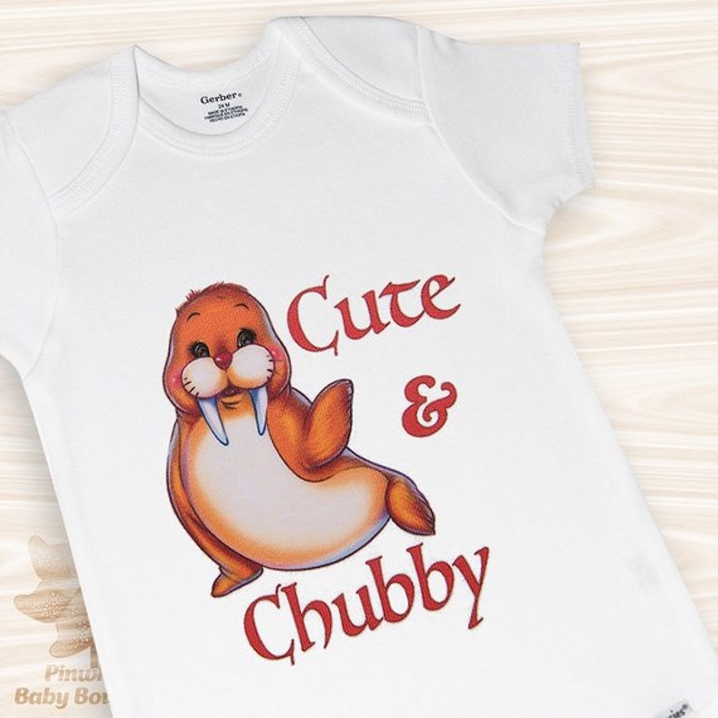 Sale Funny Onesies\u00ae Cute Animal Onesie Chubby Baby Clothes Walrus Onesie Baby Shower Gift Under the Sea Onesie Ocean Onesie 6-9 Months