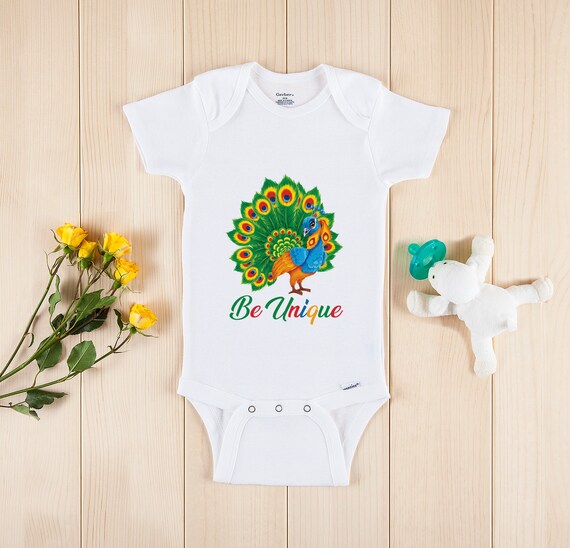 peacocks baby clothes unisex