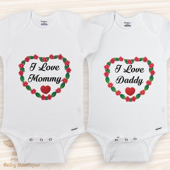 i love mommy baby girl clothes