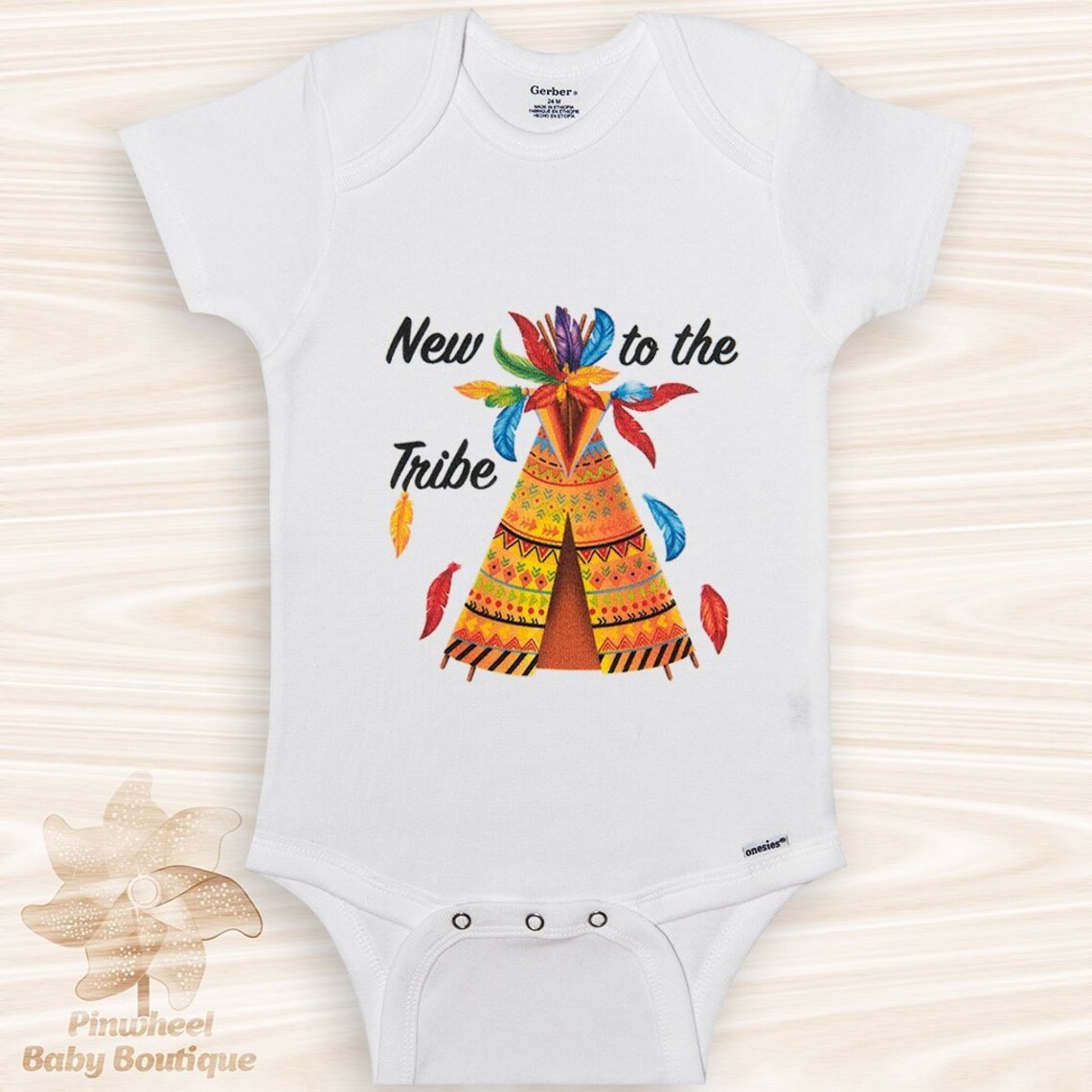 New to the Tribe Onesie® Indian Baby Clothes Teepee Onesie Etsy