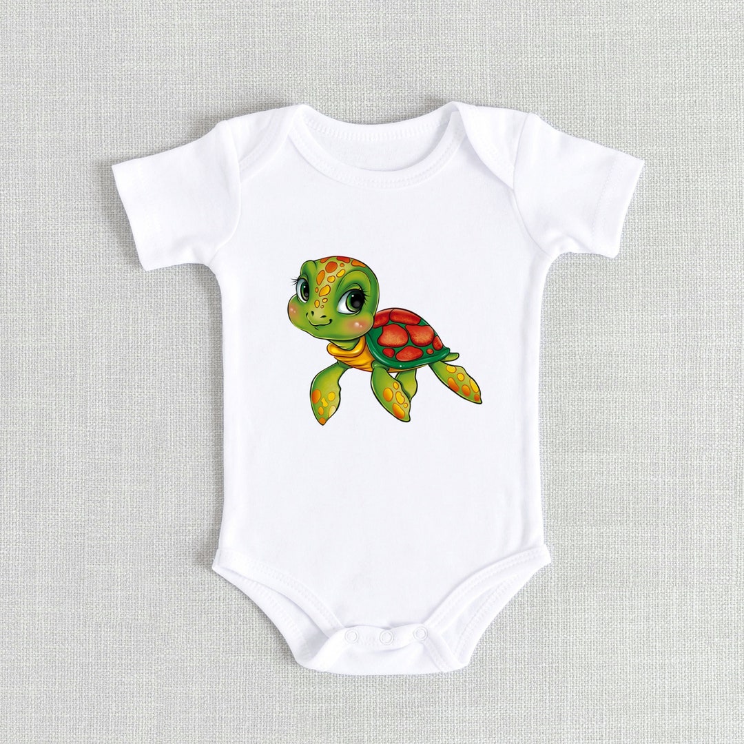 Sea Turtle Baby Clothes Animal Baby Onesies Beach Kids Etsy