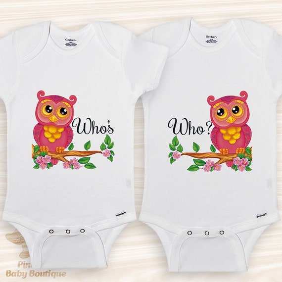 twin girl onesies