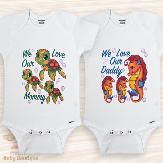 cute twin onesies