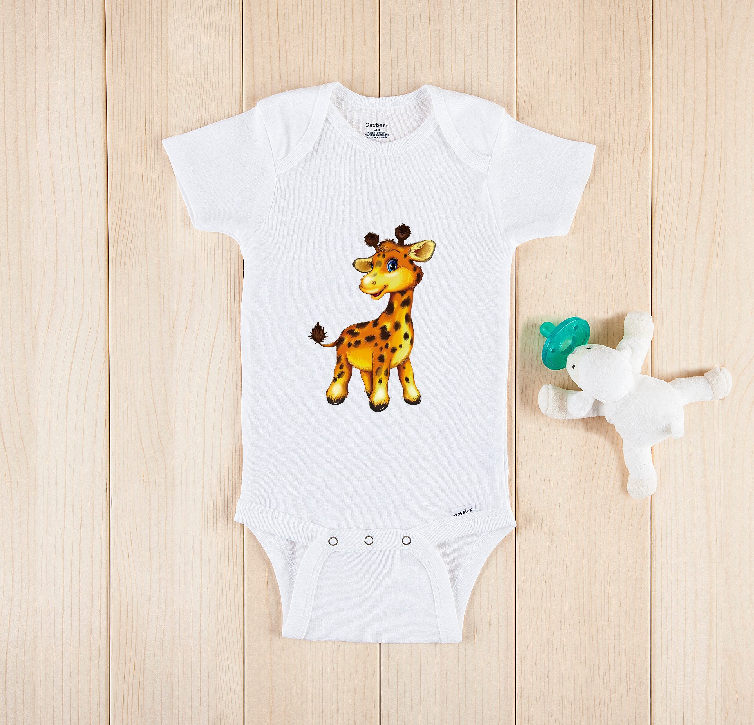 Giraffe Onesie® Cute Baby Clothes Zoo Animal Onesie Baby Etsy