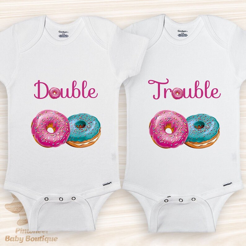 twin girl onesies