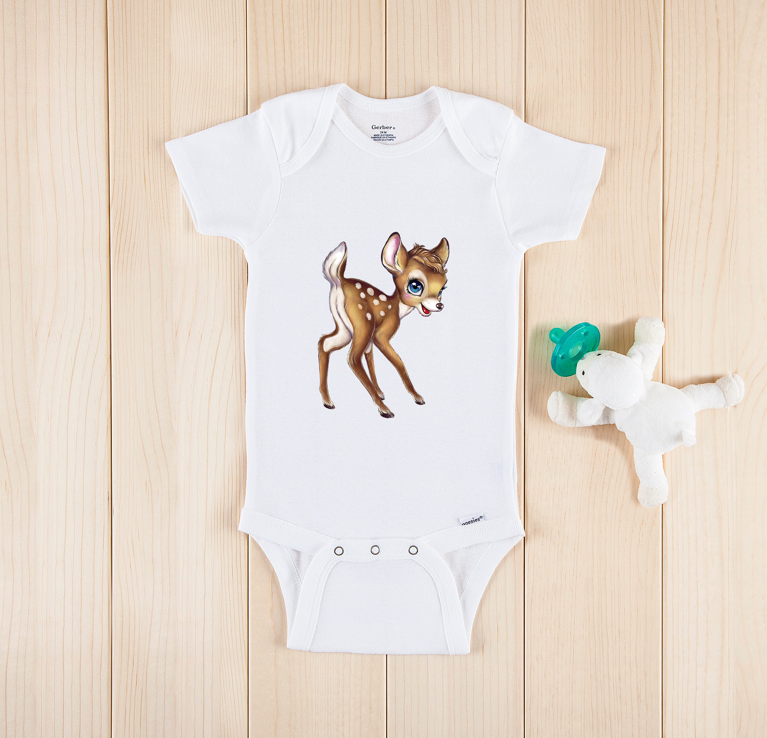 Deer Onesie® Deer Baby Clothes Baby Shower Gift Toddler Deer Etsy
