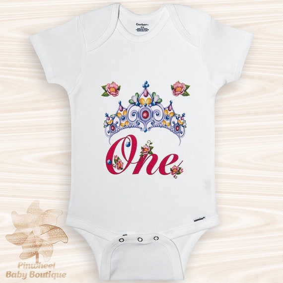 baby girl 1st birthday onesie