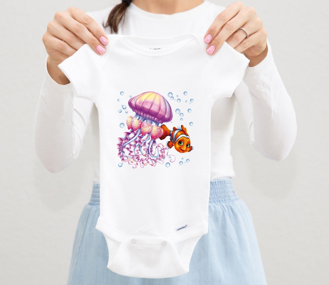 Jellyfish Baby Clothes, Fish Onesie® Under the Sea Toddler Outfit ...