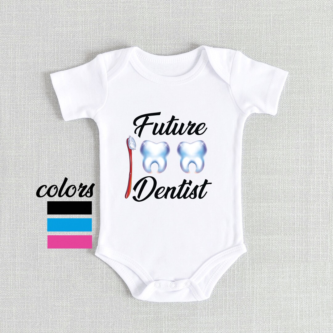 Future Dentist Baby Onesie®, Kids Toddler Shirt, Dental Baby Clothes, Baby Shower Gift, Newborn