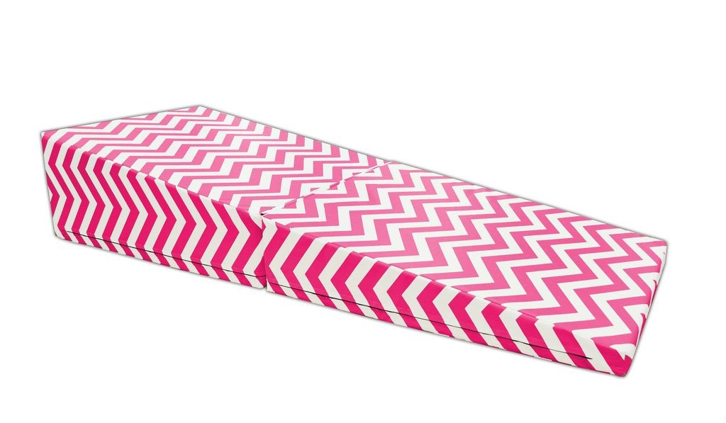 Folding Pink Chevron Gymnastics Incline Mat Cheese Wedge Mat Etsy