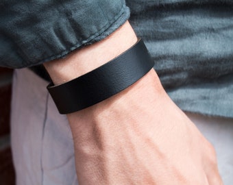 Pulsera de cuero genuino hecha a mano, regalo para él y ella, pulsera para hombre y mujer, pulsera casual de cuero para hombre, pulsera de surfista personalizada.