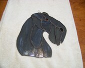 Stained Glass Kerry Blue Terrier suncatcher