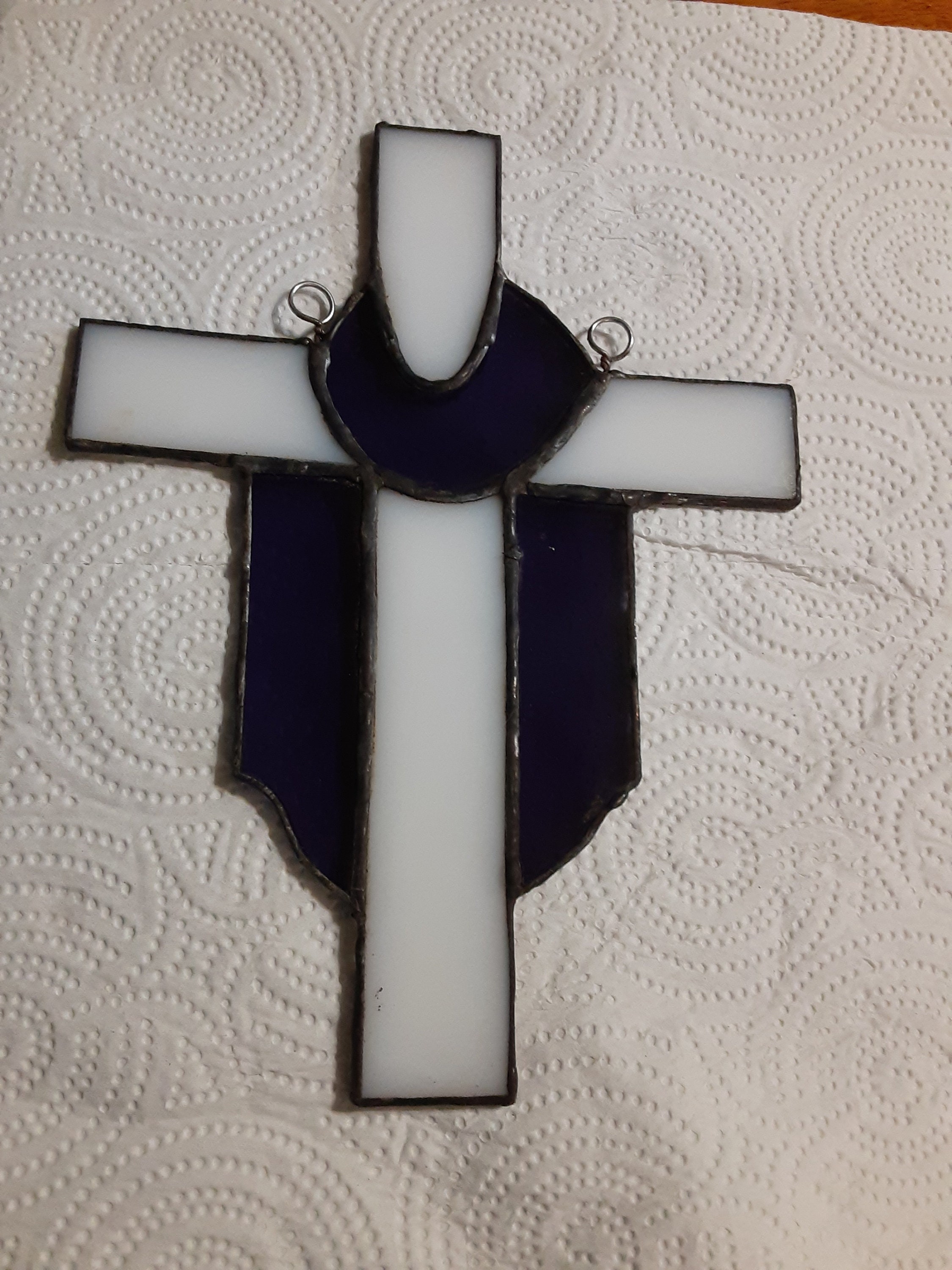 Stained Glass Cross Etsy