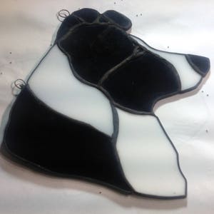 Stained glass Border Collie Suncatcher