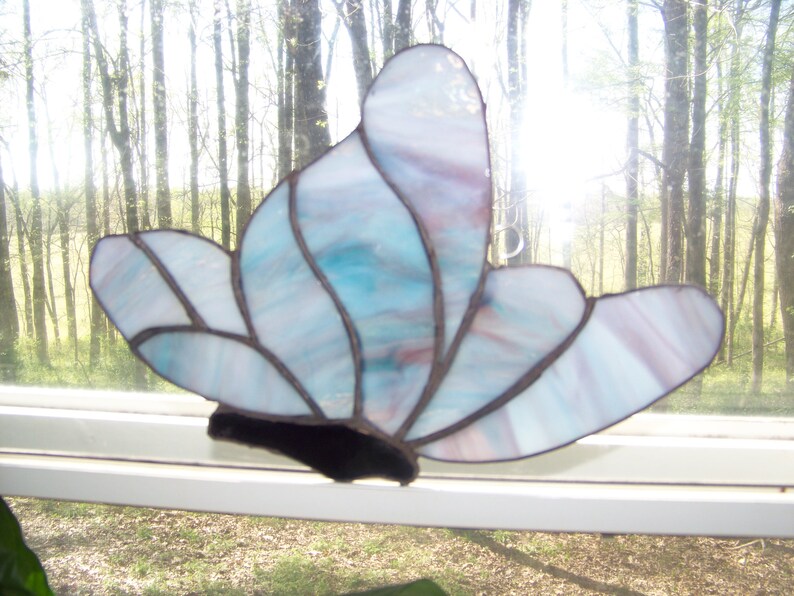 Stained glassbutterfly suncatcher
