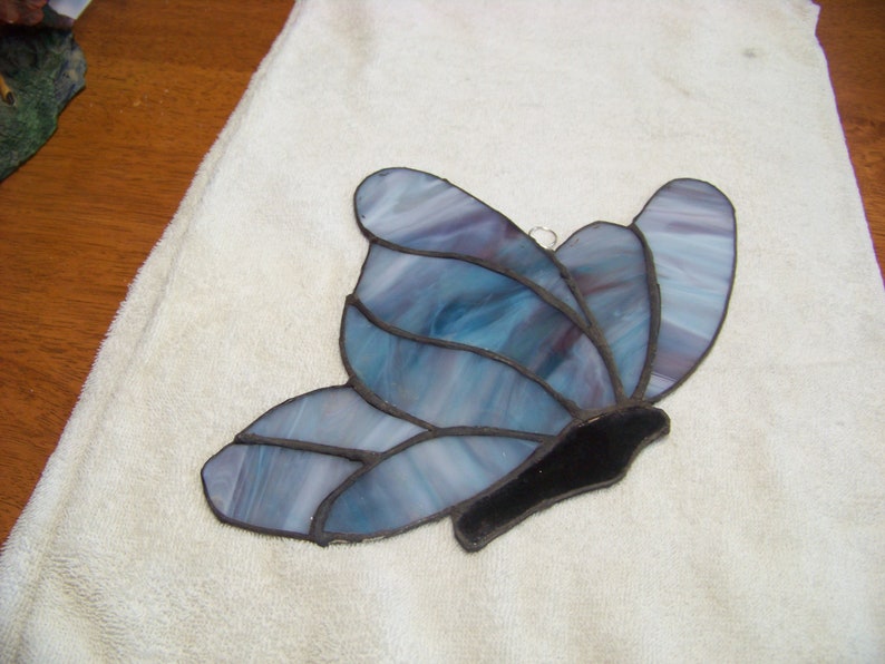 Stained glassbutterfly suncatcher