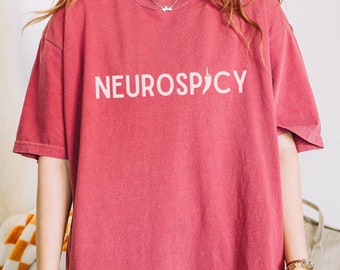 Camiseta neuropicante Camiseta neuropicante para autismo Regalo para TDAH neurodivergente Camiseta sobreestimulada y desquiciada Camiseta de la generación Z Camiseta con colores de confort extraños