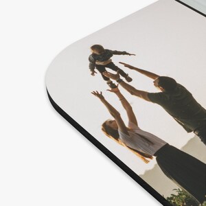 Personalized Photo Collage Mouse Pad Custom Mouse Pad Cubicle Decor Gift for Coworker Office Custom Desk Gift for Mom Dad Sibling Friend image 5