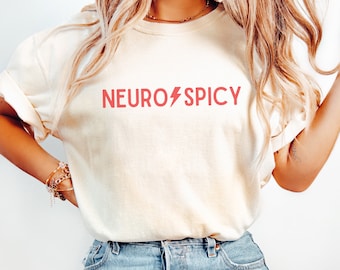 Camiseta neuropicante Camiseta neuropicante para autismo Regalo para TDAH neurodivergente Camiseta sobreestimulada y desquiciada Camiseta de la generación Z Camiseta con colores de confort extraños
