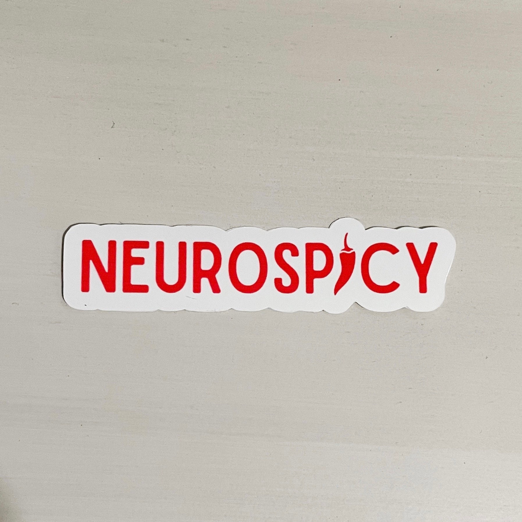 Neurospicy Sticker Autism ADHD Anxiety Sticker Neurodivergent Sticker ...