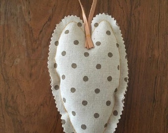 Hanging Lavender Fabric Heart | Door hanger | Birthdays | Thank you gift | Thinking of You | Treat for yourself