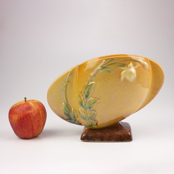 Roseville Pottery Wincraft Vase Shape 241 6 Apricot Etsy