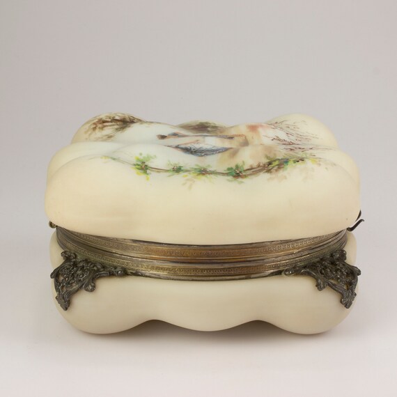 C F Monroe Wave Crest Egg Crate Large Dresser Box… - image 6