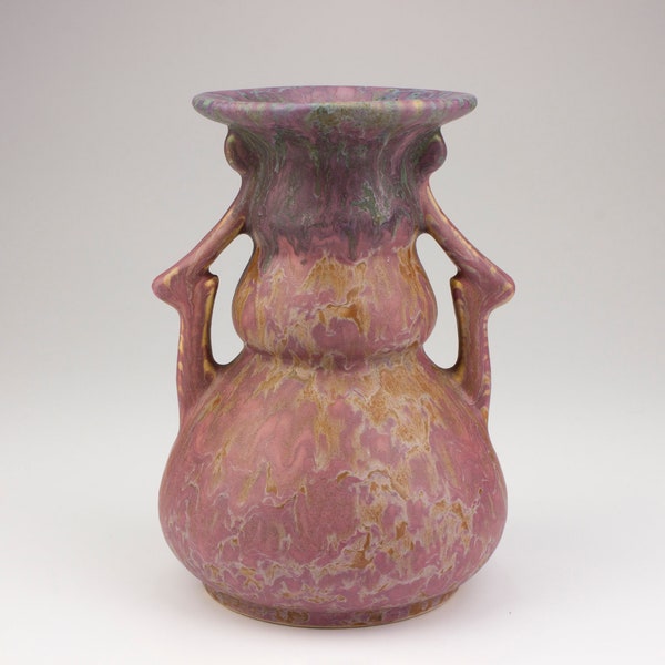 Roseville Pottery Carnelian II - Glaze Vase, Shape 310-7, Purple/Mauve