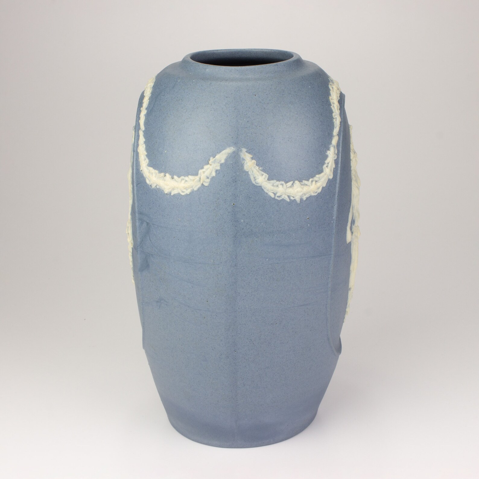 Albert Radford Pottery Jasperware Vase Shape 79 Blue/white Etsy