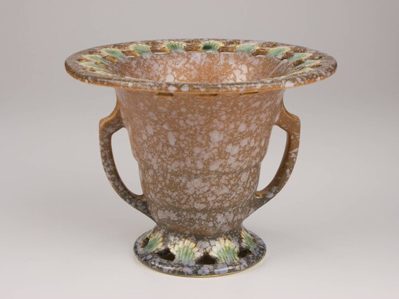 Roseville Pottery Brown Ferella Vase Shape 503 5 Etsy