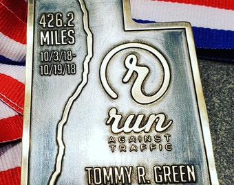 Custom Sports Medals RAGNAR RACE Medal Gold Medal Sports Award Sports Trophy Marathon Finisher Runner Gifts