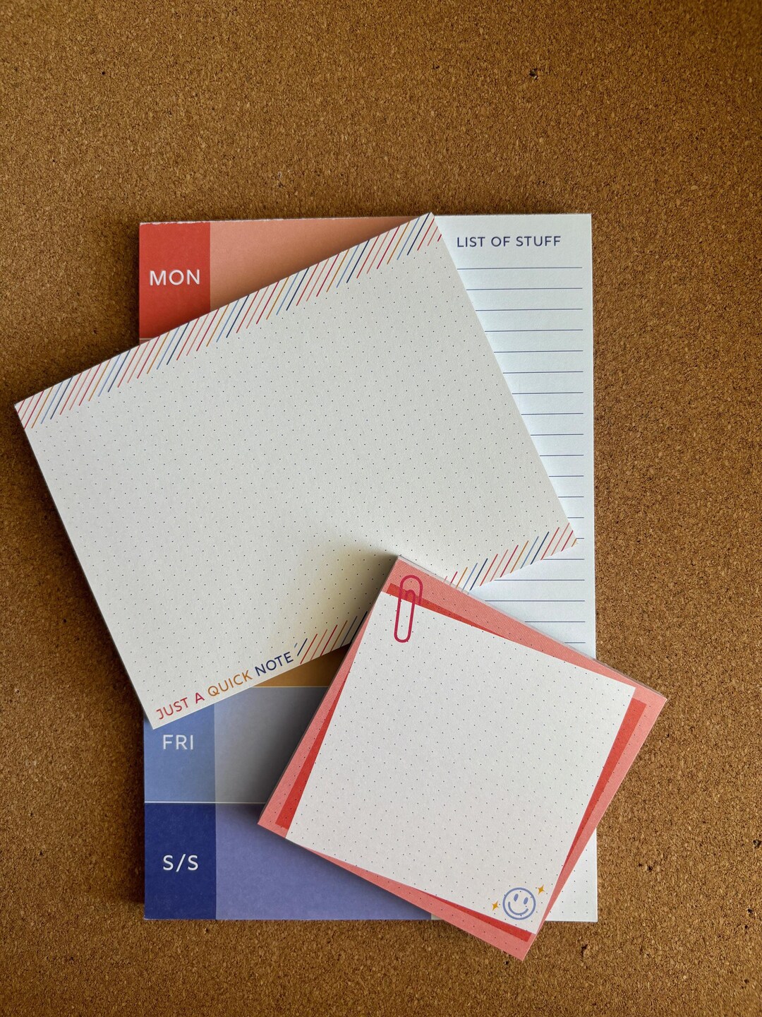 Pink Minimal Notepads - Etsy