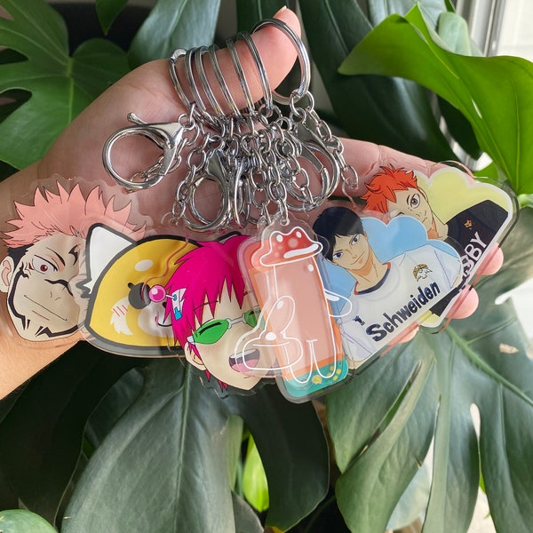 Pop Culture Keychains - Double Sided