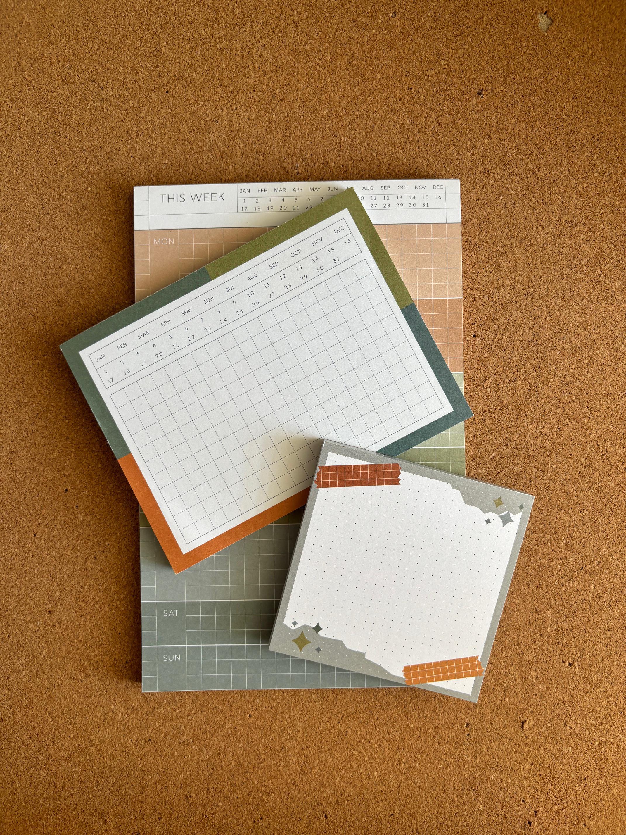 Threshold Mini Notepad Teal Minimal Notepads - Etsy