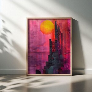 Urban Sunset | Digital Downloadable Wall Art