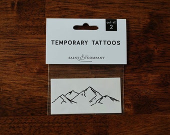 Longs Peak Temporary Tattoos