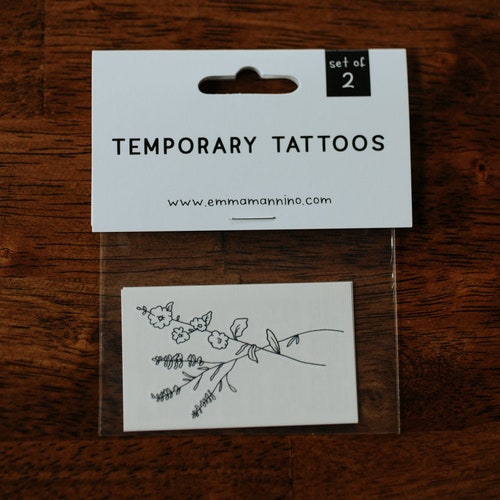 Little Aquarius Temporary Tattoo set of 2 | Etsy