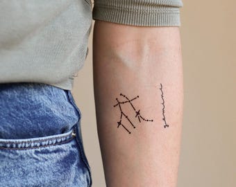 Gemini Temporary Tattoos | The Zodiac Collection