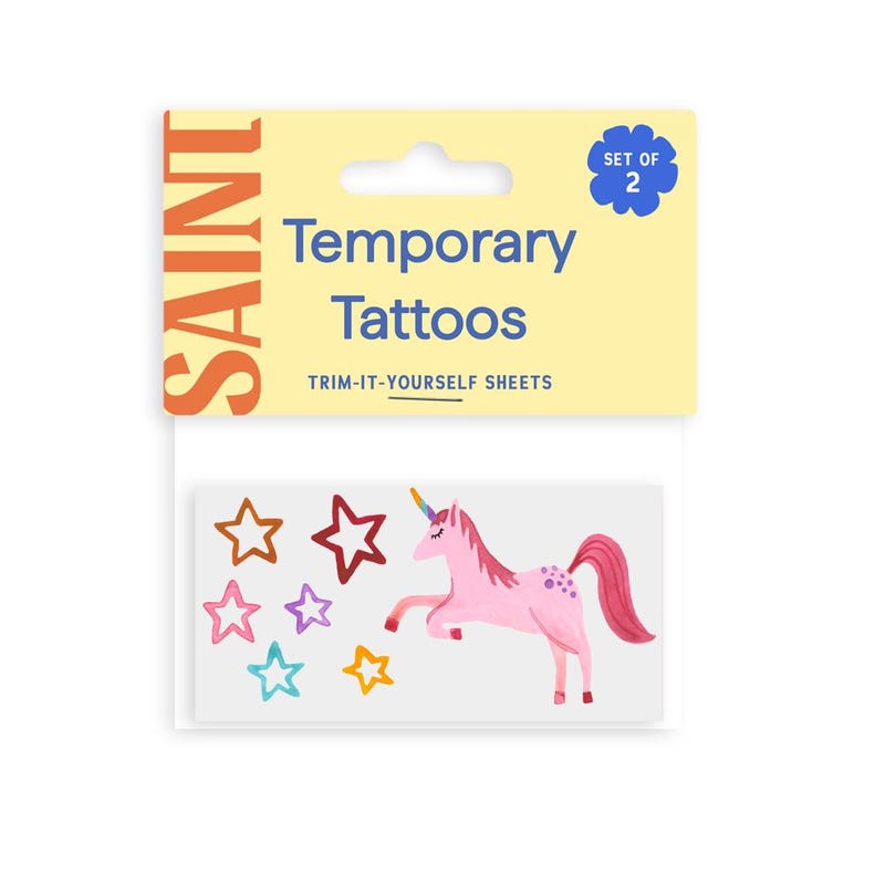 Purple Stars Tattoo Etsy