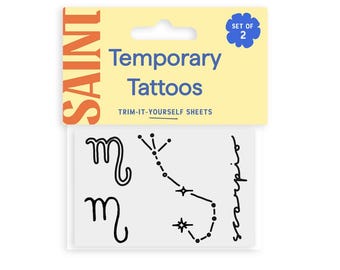 Scoprio Temporary Tattoos | The Zodiac Collection