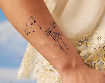 Temporary Tattoos - Daisy Chain Fields Collection by Olivia Rodrigo