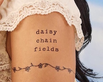 Temporary Tattoos - Daisy Chain Fields Collection by Olivia Rodrigo