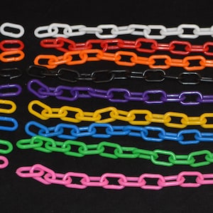 Plastic 6mm Chain Goat Animal Collar 20", 28" and 36"