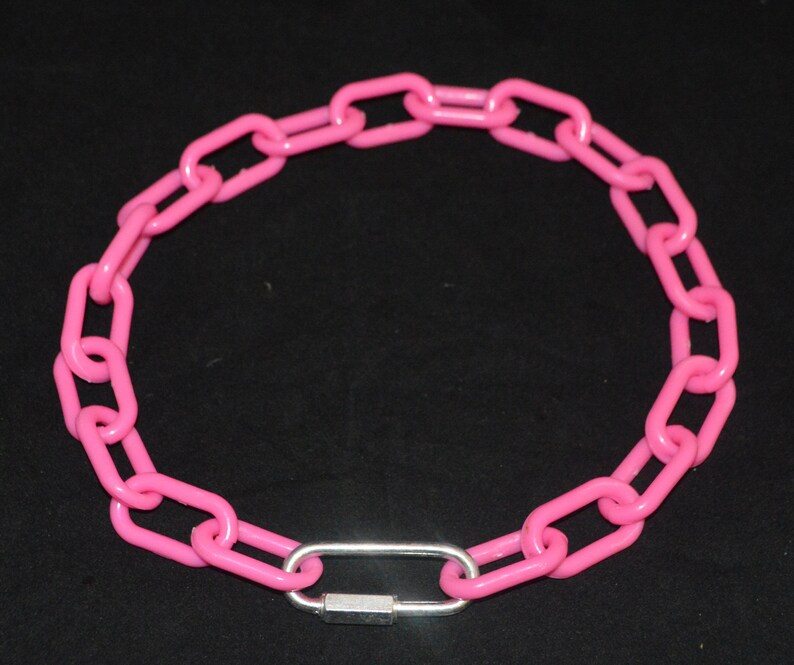 Goat Collar Plastic 6mm Chain with Metal Quick Link 20 Etsy.de