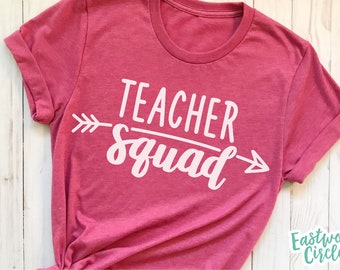 Download Teacher Squad Svg Etsy