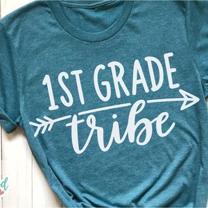 1st Grade Tribe svg, First Grade Tribe svg, 1st Grade svg, First Grade svg, School svg, Teacher svg, Elementary School svg, School svg Files