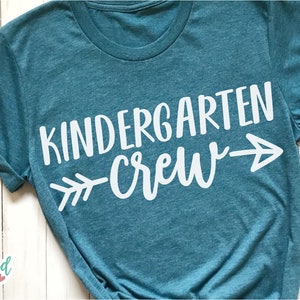 Kindergarten Crew Svg, Kindergarten Svg, School Svg, School Crew Svg ...
